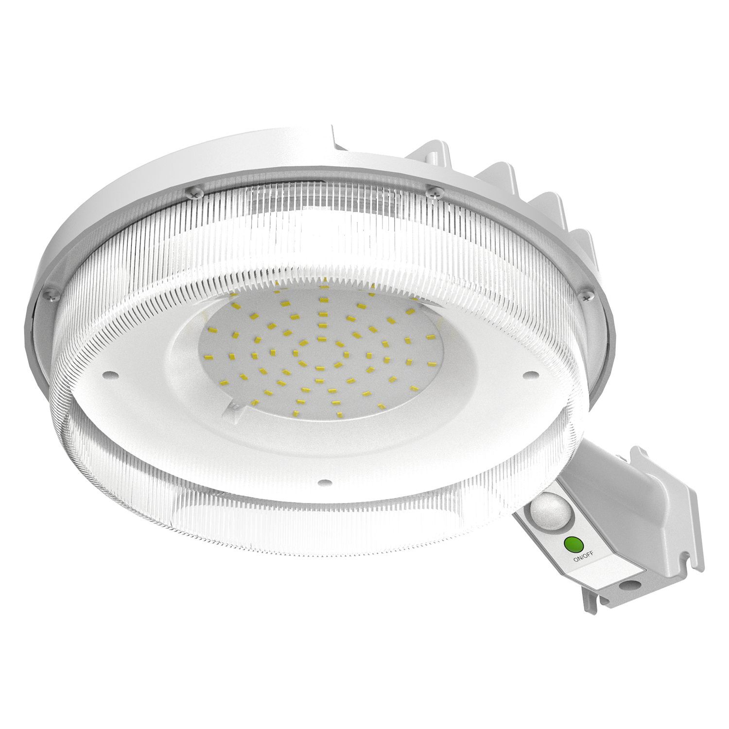 SBL30A50GY Halo Solar Area Light, LED Lamp, 15 W Fixture, Gray Housing