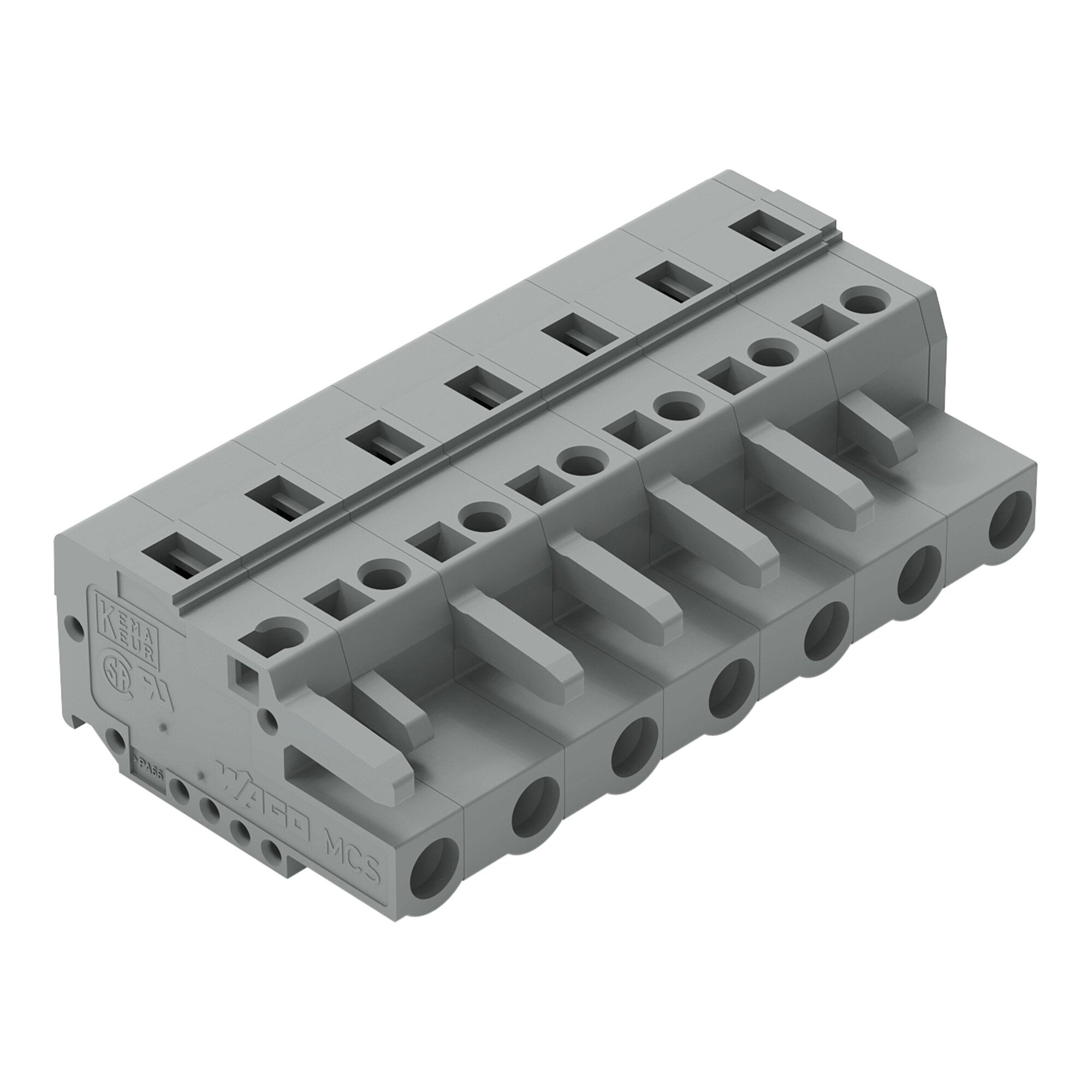 231-207/026-000 Operating Tool 1-Conductor Female Connector, 1 kV, 16 A, 28 to 12 AWG Wire, 7 Poles