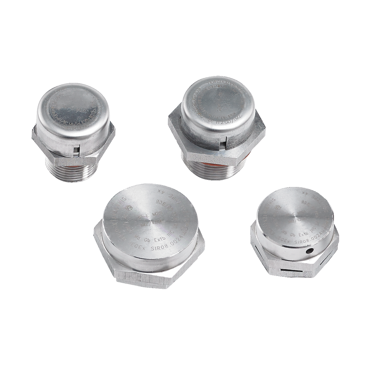 EXEBDM20SS6 HLY Breather Drain With Silicone O-Ring, 316 Stainless Steel