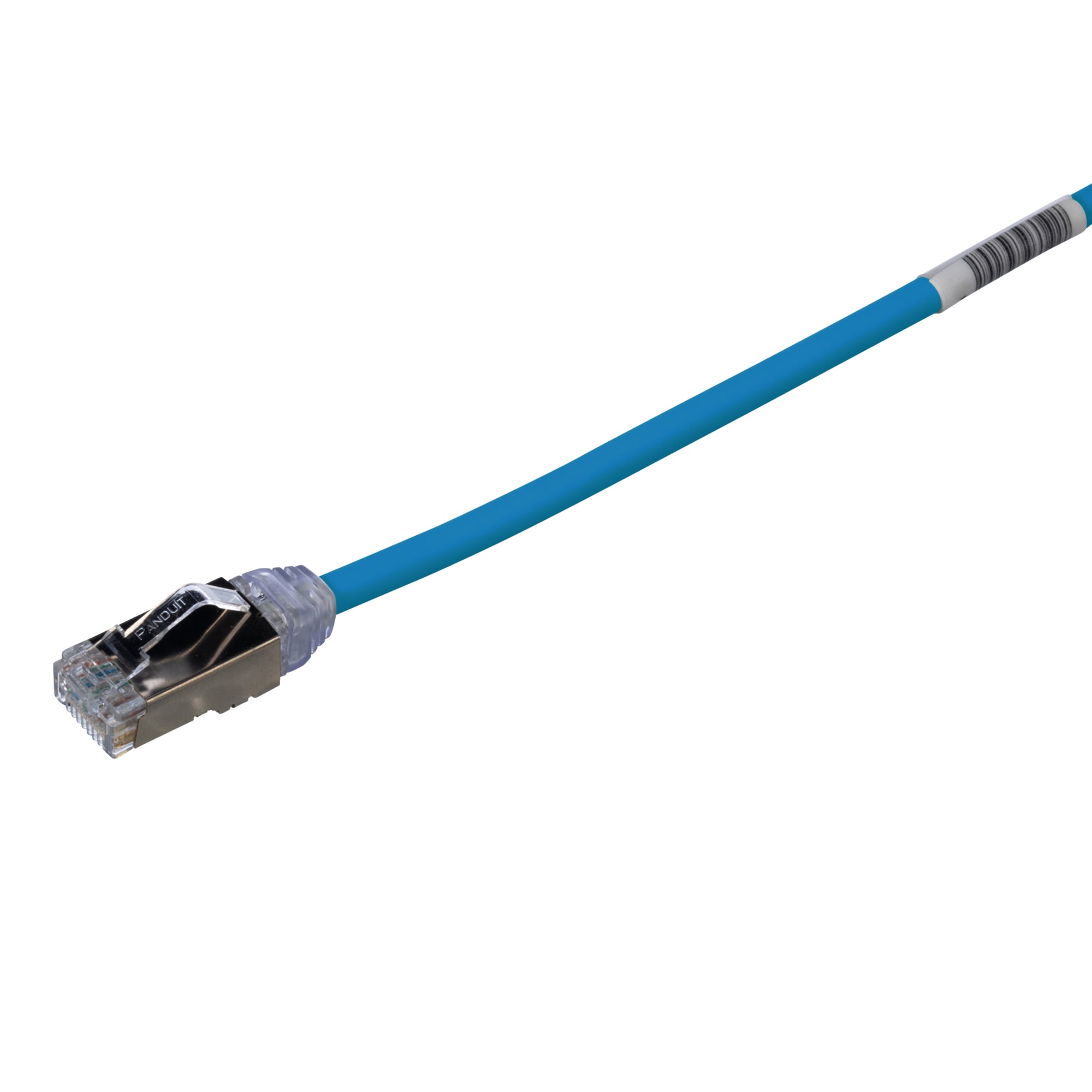 Cat 6A 28 AWG Shielded Patch Cord, 1m, Blue