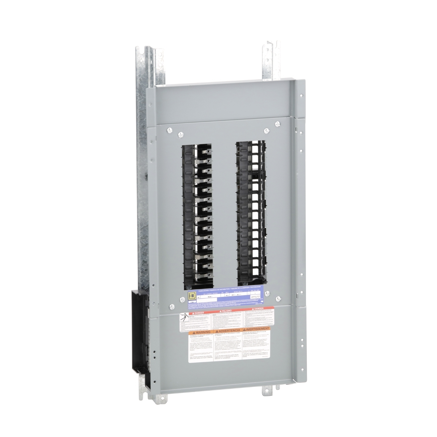 NQ30L1 1-Phase Panelboard Interior, 240 V AC/48 V DC, 100 A, 30 Spaces, 100000 A SCCR