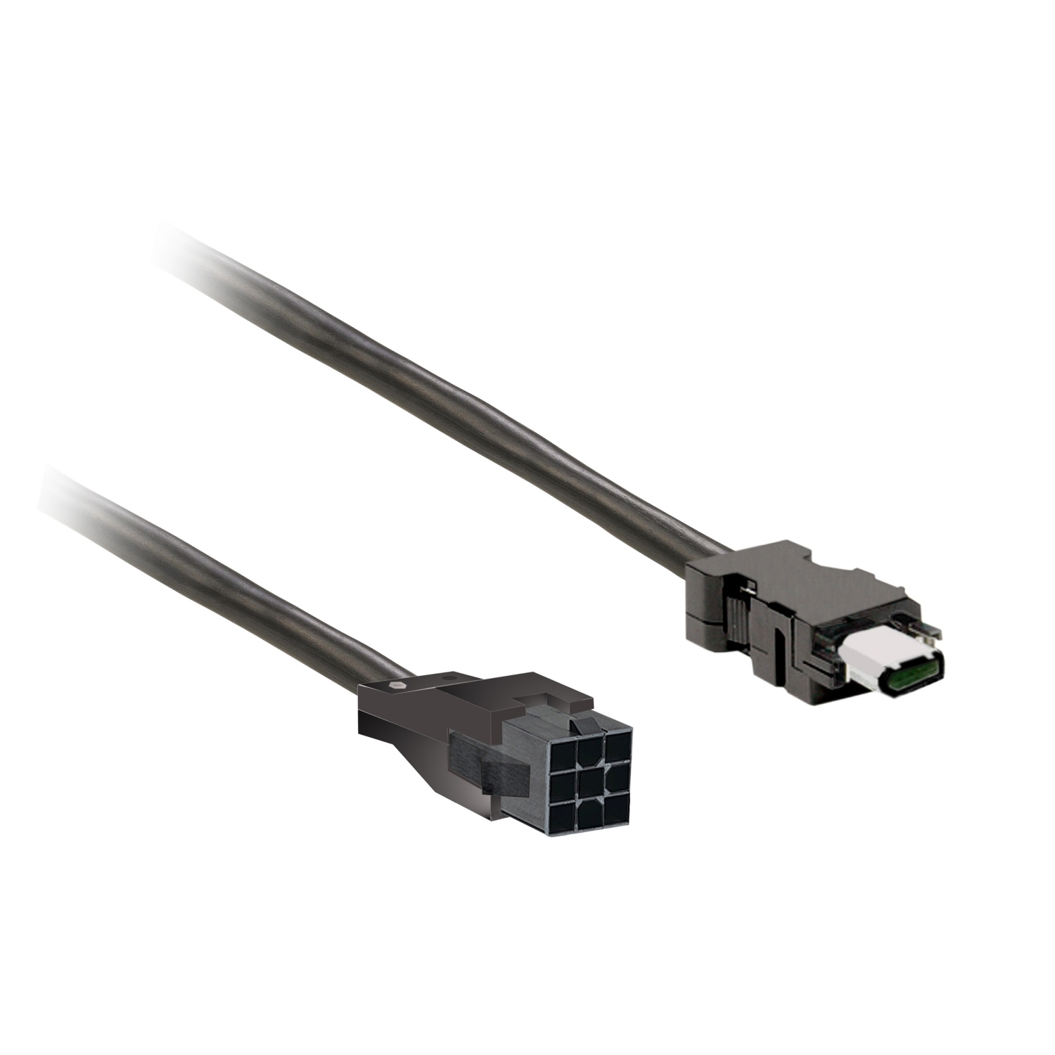 VW3M5D1AR30 Shielded Power Cable, (4) 18 AWG, 3 m L
