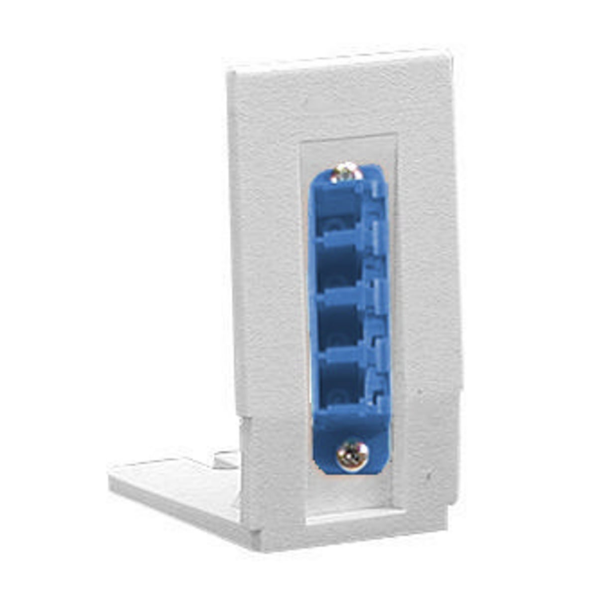 AMOLCQSBL LC Quad Housing Bracket, Composite, Screw Mounting, For Use With iSTATION AMO Multimedia Box, 3-1/2 in W x 2 in D x 5-3/4 in H