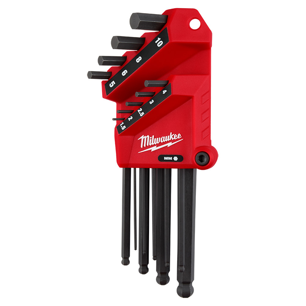 48-22-2186 L-Key Set, 9 Pieces, Steel