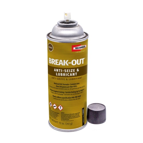 73861 Break-Out High Temperature Anti-Seize and Lubricant, 12 oz Aerosol Can, Bronze, 1.2