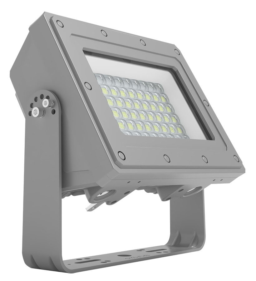 HAZFFLED30 HAZFFLED Hazardous Flood Light, LED Lamp, 29.8 W Fixture, 120 to 277 V, Gray Housing