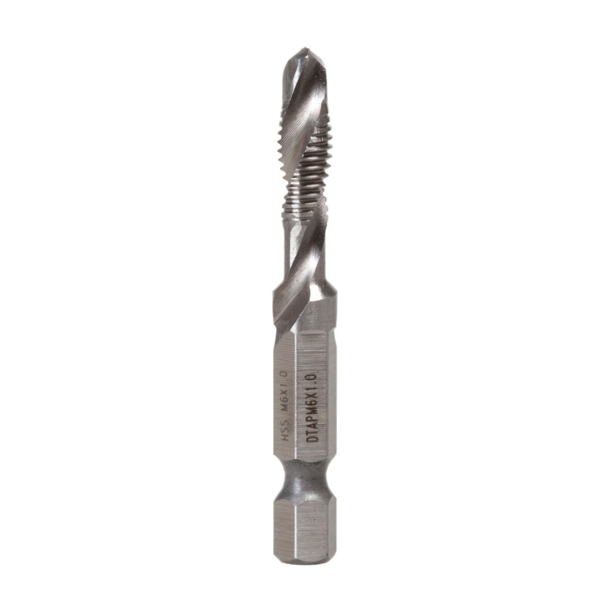 DTAPM6C Quick-Change Standard Length Combination Drill and Tap, 1 in L Drill, M6x1 Thread