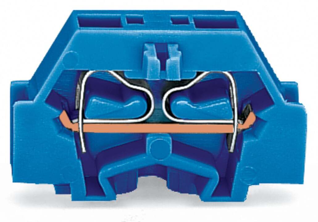 261-304 Operating Tool Conductor Terminal Block, 500 V, 24 A, 28 to 14 AWG Wire, 1 Poles, Surface Mount