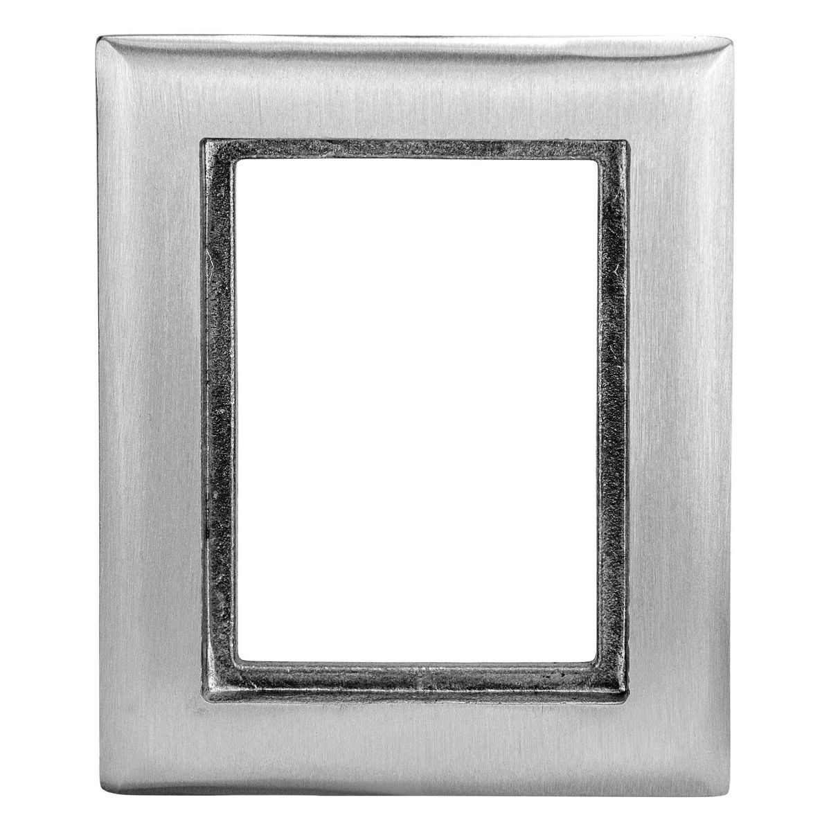 SA3083 1/2/3-Gang Machined Rectangular Standard Tapered Carpet Flange, 4.85 in L, Metallic
