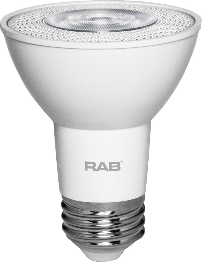 PAR20-7-930-40D-DIM Dimmable Reflector LED Lamp, 7 W, 50 W Incandescent Equivalent, E26 Lamp, PAR20 Shape, 550 Lumens
