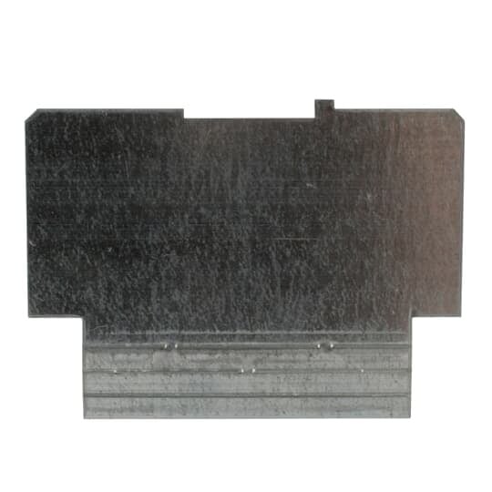 72-PD-1 Steel City 2-Gang Square Box Partition, 4-11/16 in L x 4-11/16 in W, Steel, For Use With 2-1/8 in Deep Box With 2-Device 1/2 in, 3/4 in and 1 in Square-Cut Tile Wall Raised Cover