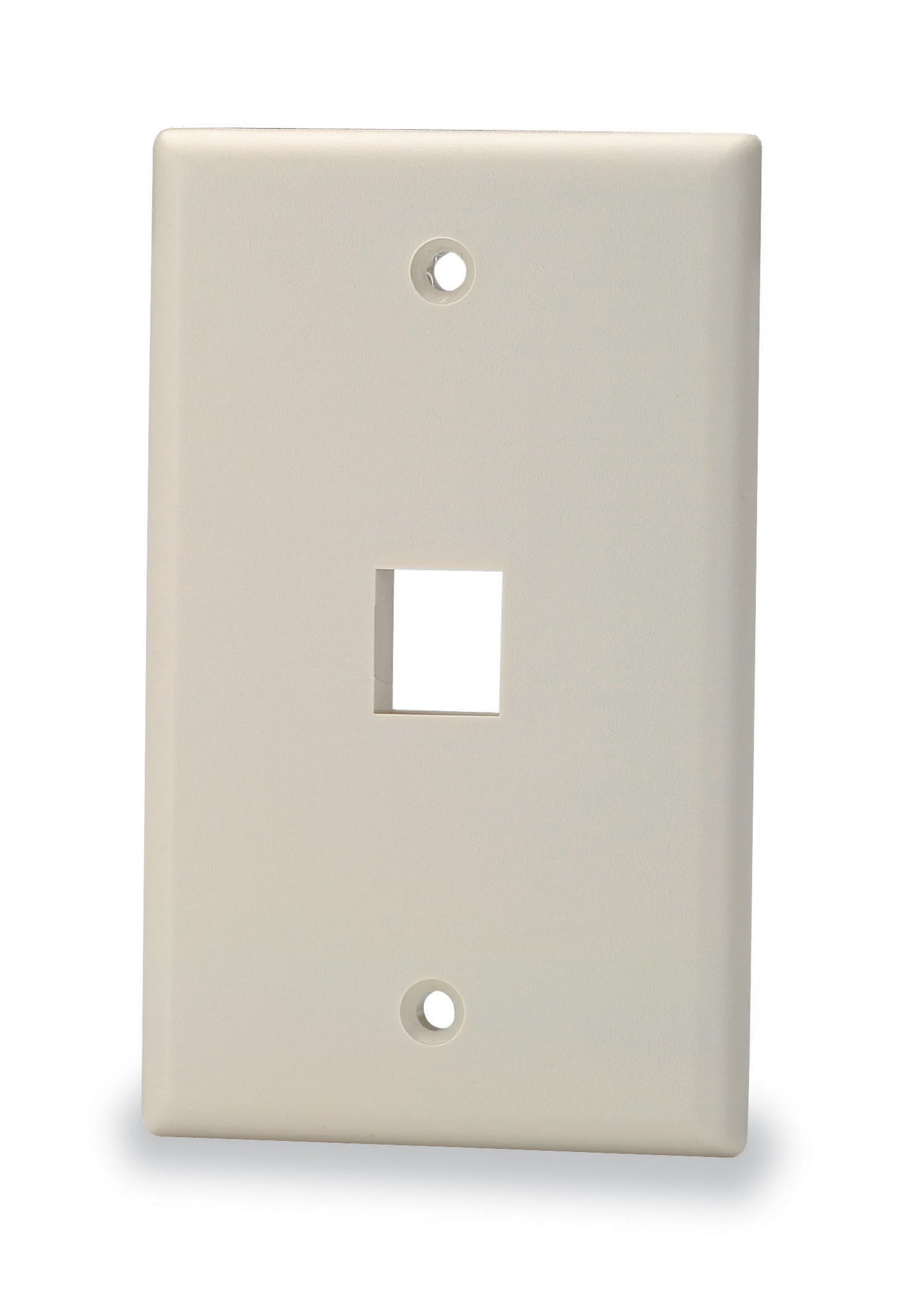 SKF-1 Faceplate, 1 Gangs, 1 Ports, Fastened Mount, Thermoplastic