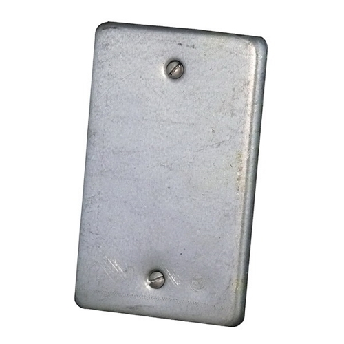 FSK-1B-A Unilets Weatherproof Device Box Cover, 4-9/16 in L x 2-13/16 in W, Blank Cover, Copper Free Aluminum
