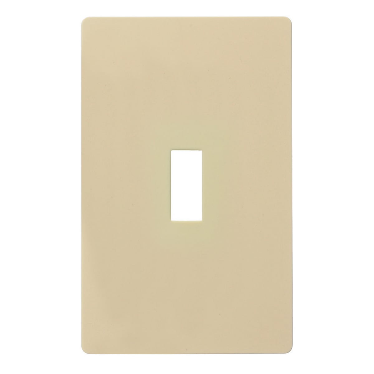 RFW1I Standard Wall Plate, 1 Gangs, Thermoplastic, Ivory
