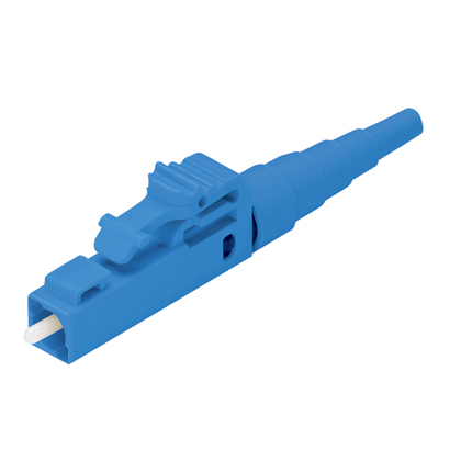 Field Polish LC Simplex Connector, OS1/OS2, Blue