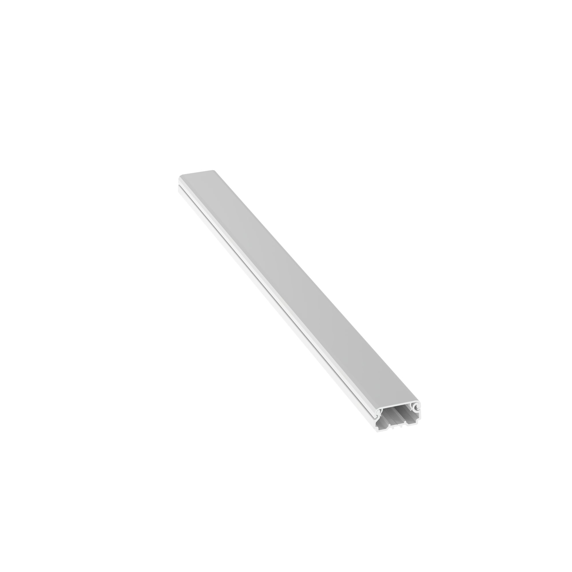 Surface Raceway, LDPH5 Power Rated, 2-piece Latching, 8 ft, White