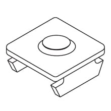 B287GRN Channel End Cap, 1-19/32 in L x 1-19/32 in W, Carbon Steel, DURA GREEN