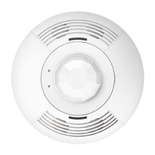 LOS-CDT-500R-WH LOS Ceiling Mount Sensor, Dual Technology, 500 sq ft, 360 Degree View, Self Adapt, Dry Contact Closure Output, 20-24V, White