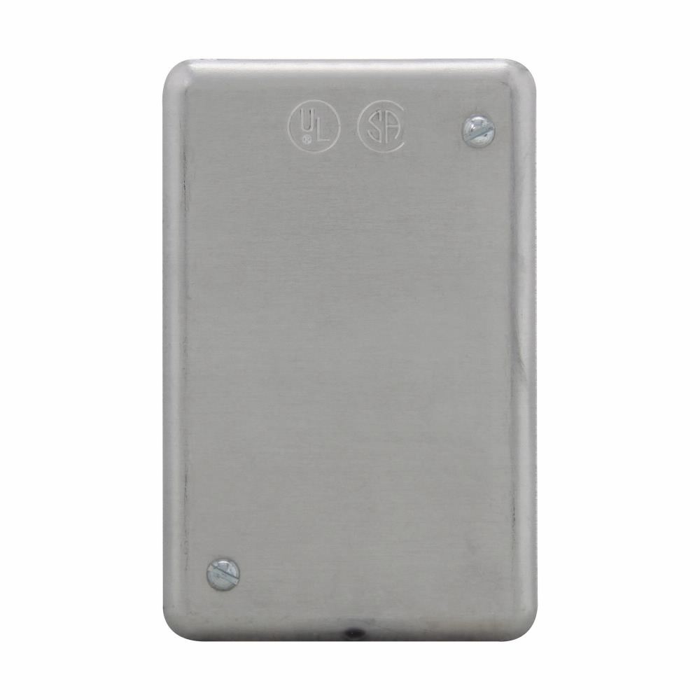 DSS100 Blank Cover, 5.1 in L x 1.43 in W x 3.51 in D, Sheet Steel