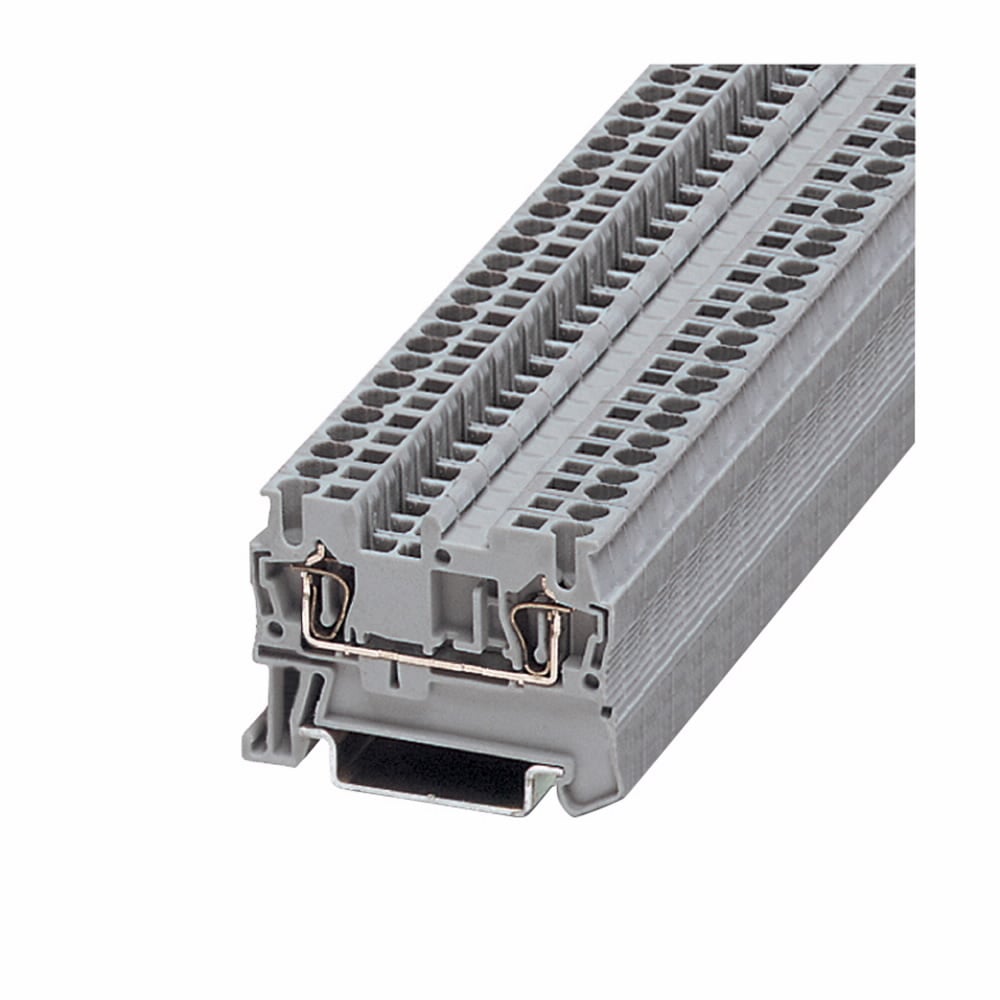 XBPT25 IEC-XB 1-Level Terminal Block, 800 V AC, 31 A, 28 to 12 AWG, 26 to 12 AWG Wire, DIN Rail Mount