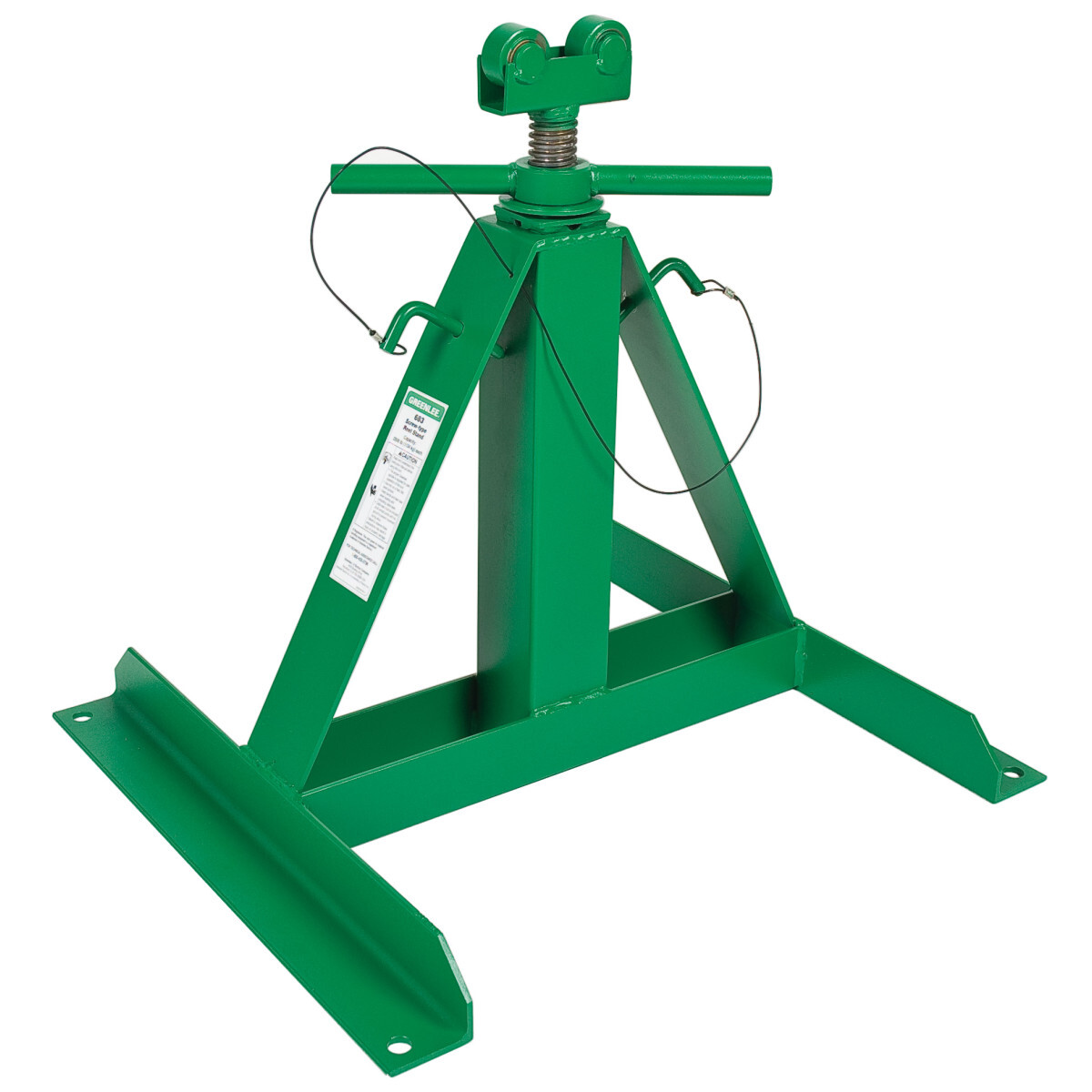 683 Adjustable Screw Jackstand Reel Assembly, 2500 lb Load, 24 in L x 22 to 54 in H, Steel