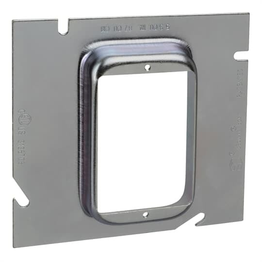 82C-1G-3/4 Steel City 1-Gang Square Extension Ring, 5 in L x 5 in W, Steel, 3/4 in Raised