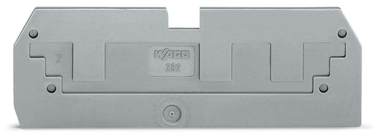 282-358 Cover Plate, 1 millimeter Thickness, Polyamide, Gray