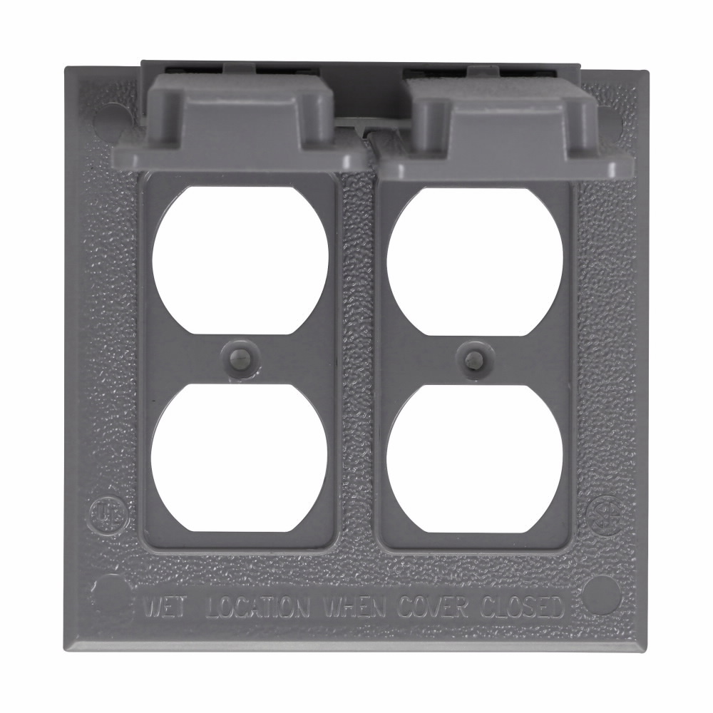 TP7228 Weatherproof Outlet Cover, Self-Close Cover, Die Cast Aluminum
