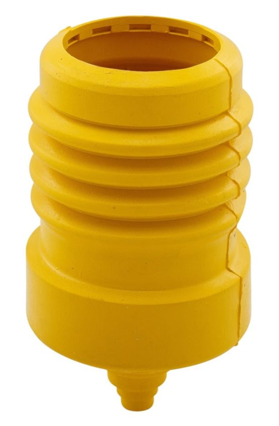 Eaton arrow hart boot, Flexible and easy to apply to plug, cord hole opening can be cut away for large diamter cords, Yellow, Neoprene, Used with 20A and 30A two-pole, three-wire and three-pole, three-wire industrial locking devices