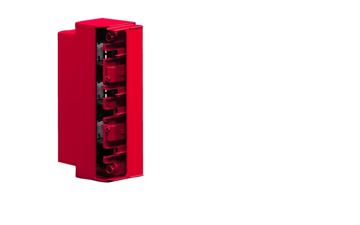 RX Connection adaptor 3-pole, WxH: 60x240 mm, conductor connection 300 mm², clamping area WxH: 32x20 mm