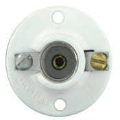 10028 1-Piece Keyless Lampholder, 75 W, 125 V AC, E12 Lamp