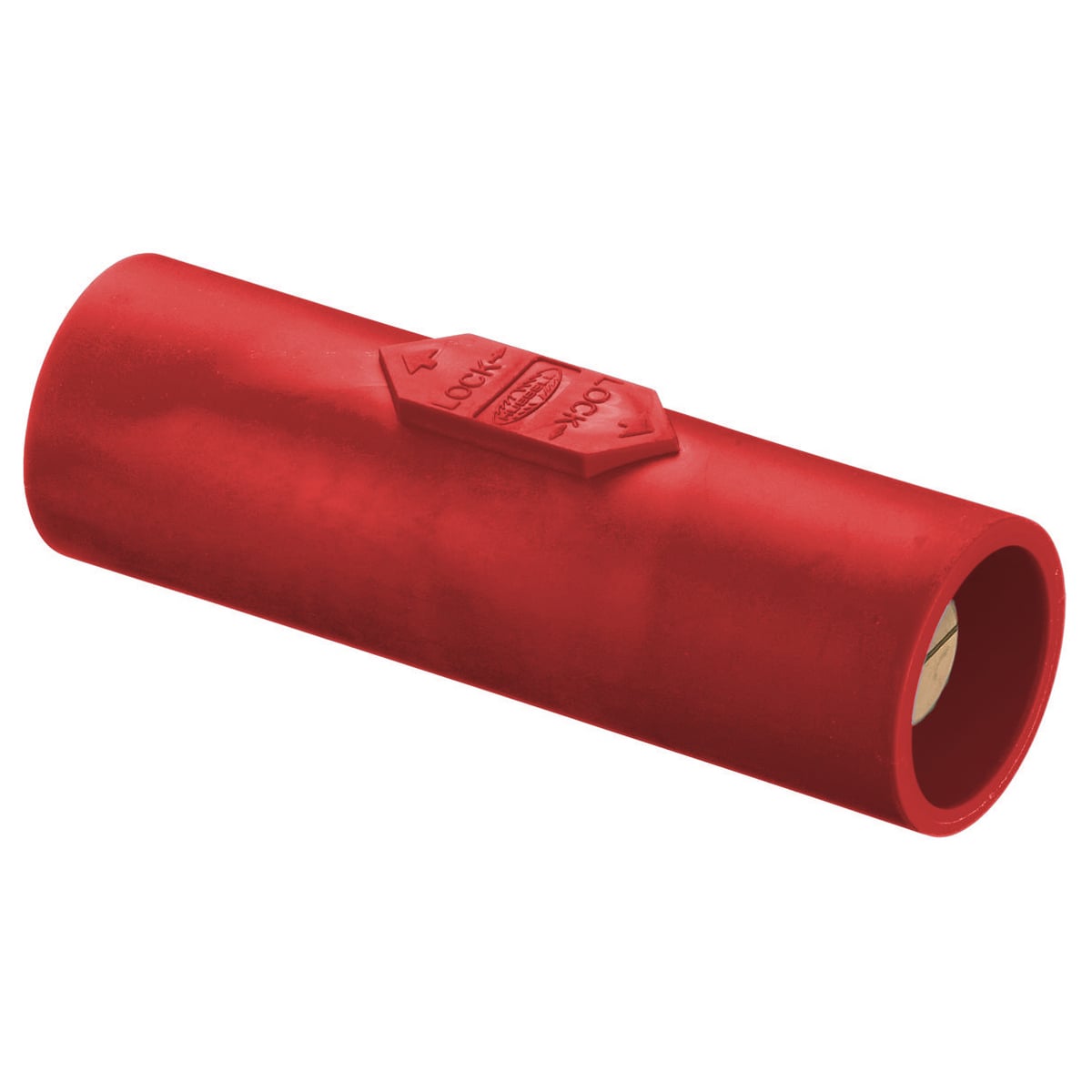 HBLDMR 16 Series Double Male Gender Reversing Insulated Standard Single Pole Coupler, 600 V AC/250 V DC, 400 A, Pre-Wired Connection