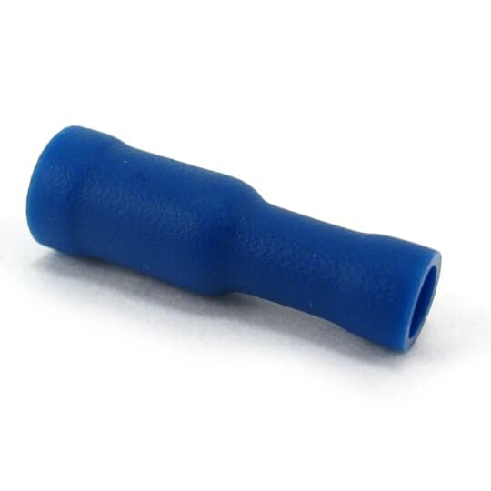 TVF18-4FB-L Catamount Insulated Bullet Disconnect With Copper Sleeve, 22 to 16 AWG, 0.153 in Dia Bullet, Brass, Red