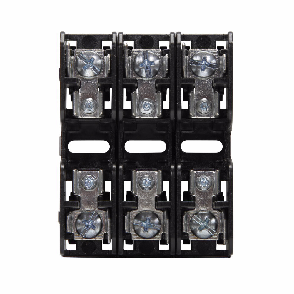 Eaton Bussmann series BMM fuse blocks, Fuse Blocks, 30 A, Three-pole, 200 kA, Screw/quick connect, 200 kAIC, 600 V