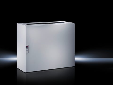 6703500 TP Series Pedestal Enclosure, 63 in W x 16 in D x 27 in H, NEMA 12/IP55, Carbon Steel