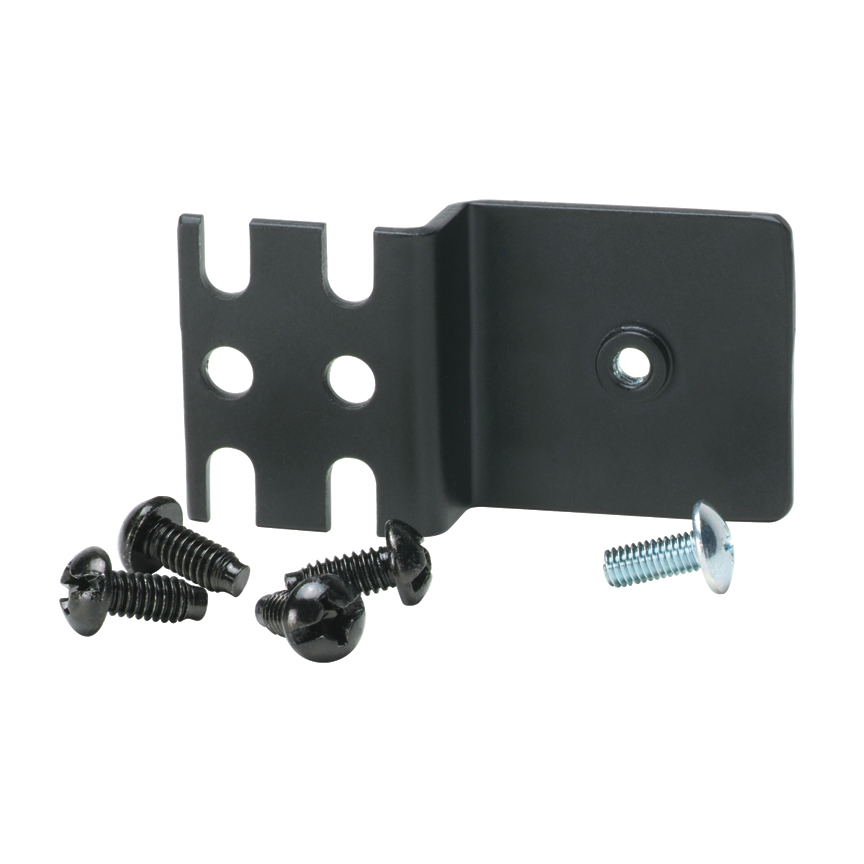 FZBLP Low Profile Z-Bracket, For Use With Fiber-Duct 2 x 2 in and 4 x 4 in Routing System, Steel, Black