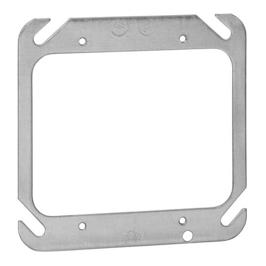 52-C-00 Steel City Outlet Device Cover, 4 in L x 4 in W, Flat Cover, Steel