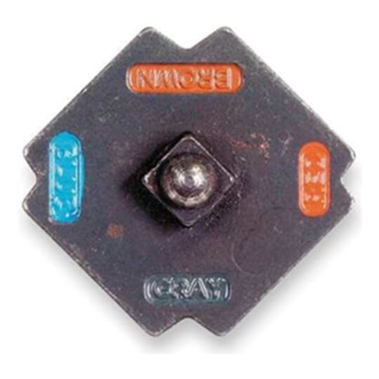13454 Color-Keyed Crimping Tool Die, 8 to 2 AWG, 10 to 6 AWG Copper/Aluminum Cable, Steel