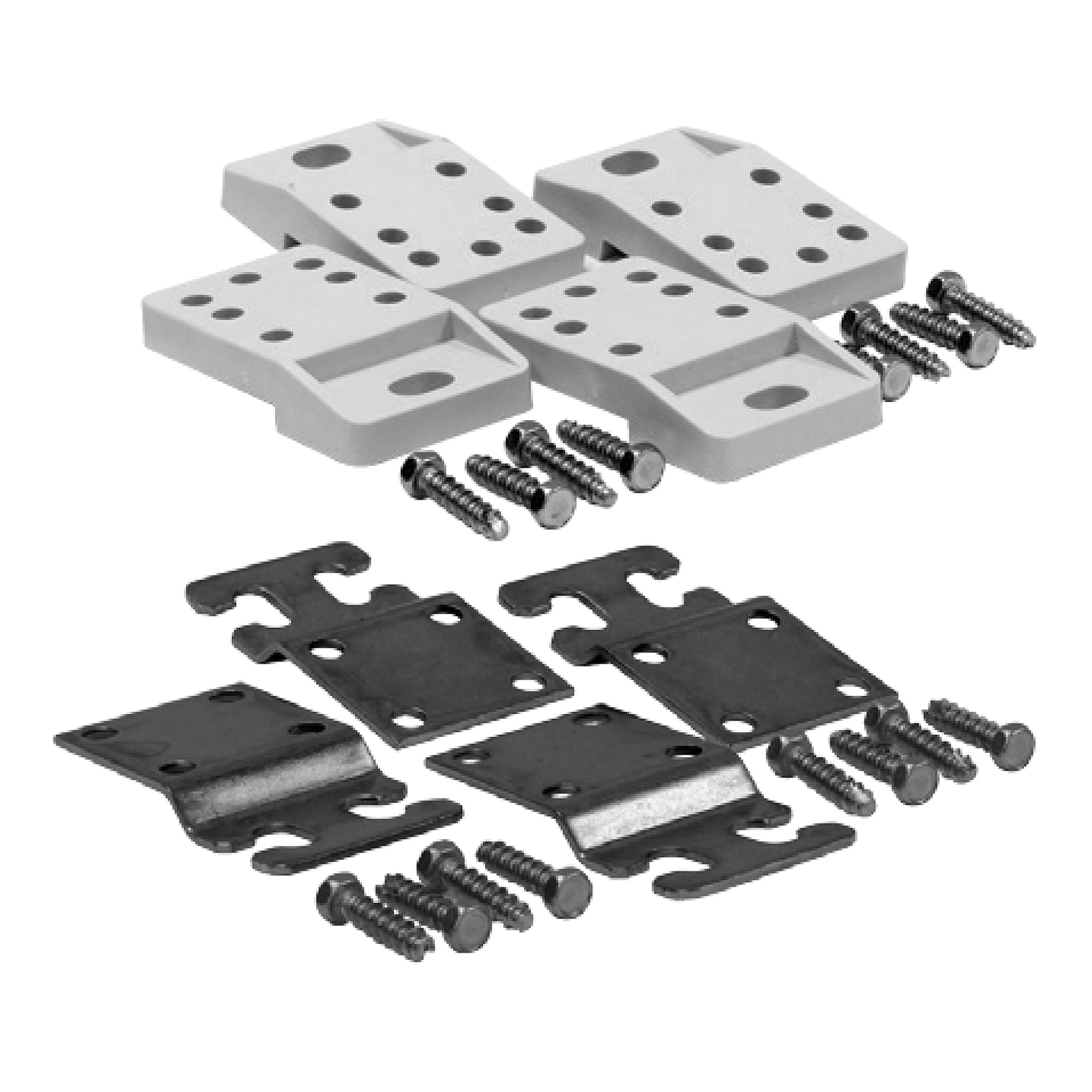 AN-NMF ARIA Mounting Feet, Polymide, Light Gray