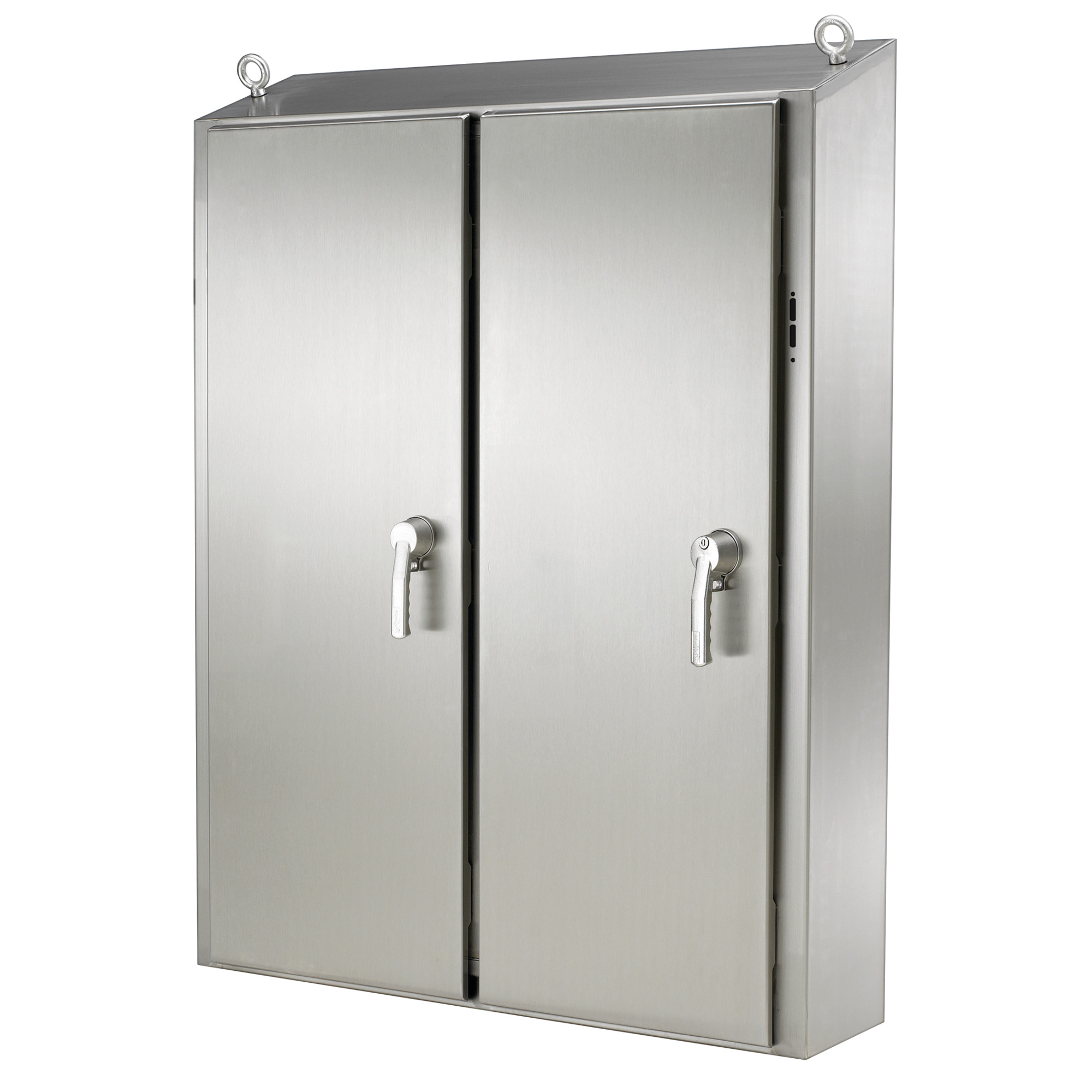 WS62XM5118SS WaterShed WS2D Disconnect Enclosure, 62 in L x 51 in W x 18 in D, NEMA 4X/IP66 NEMA Rating, 304 Stainless Steel