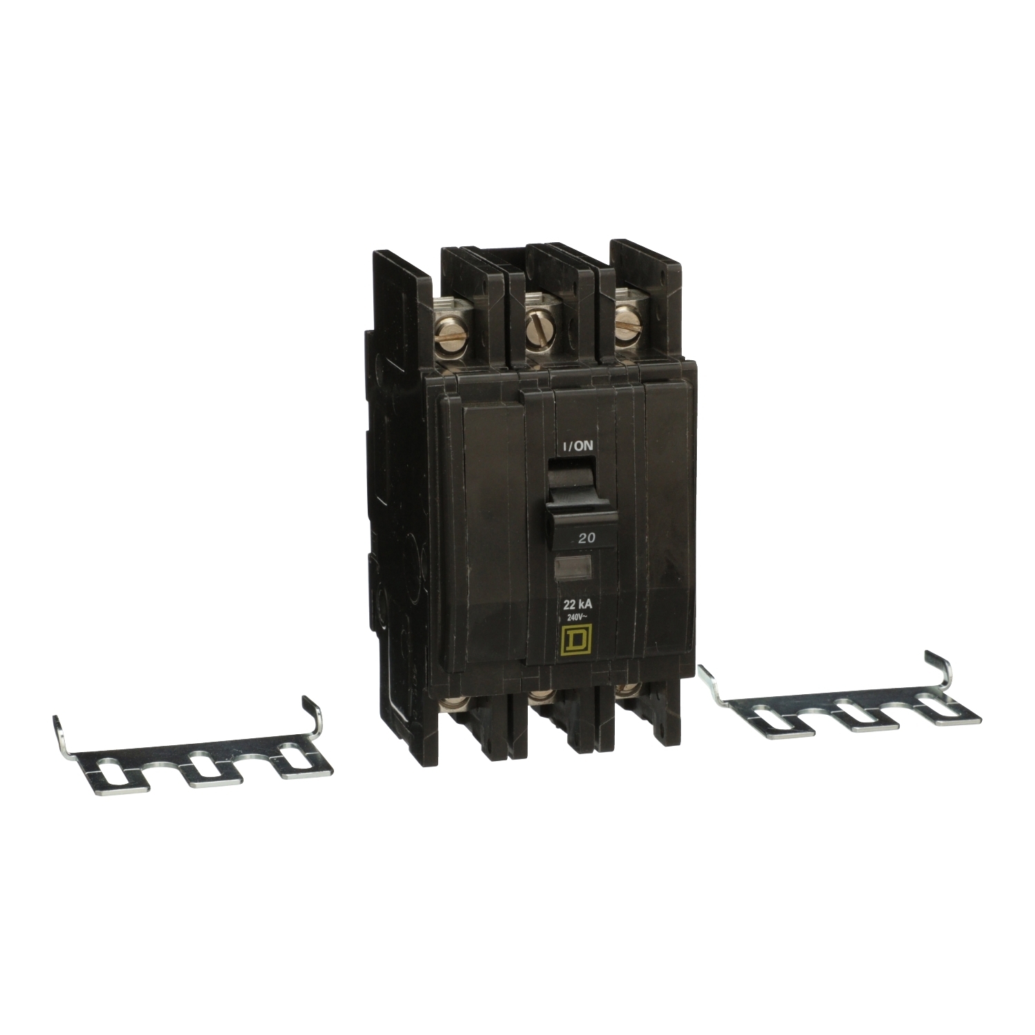 QOU320VH Miniature Circuit Breaker, 20 Amp, 3 Pole, 120/240V