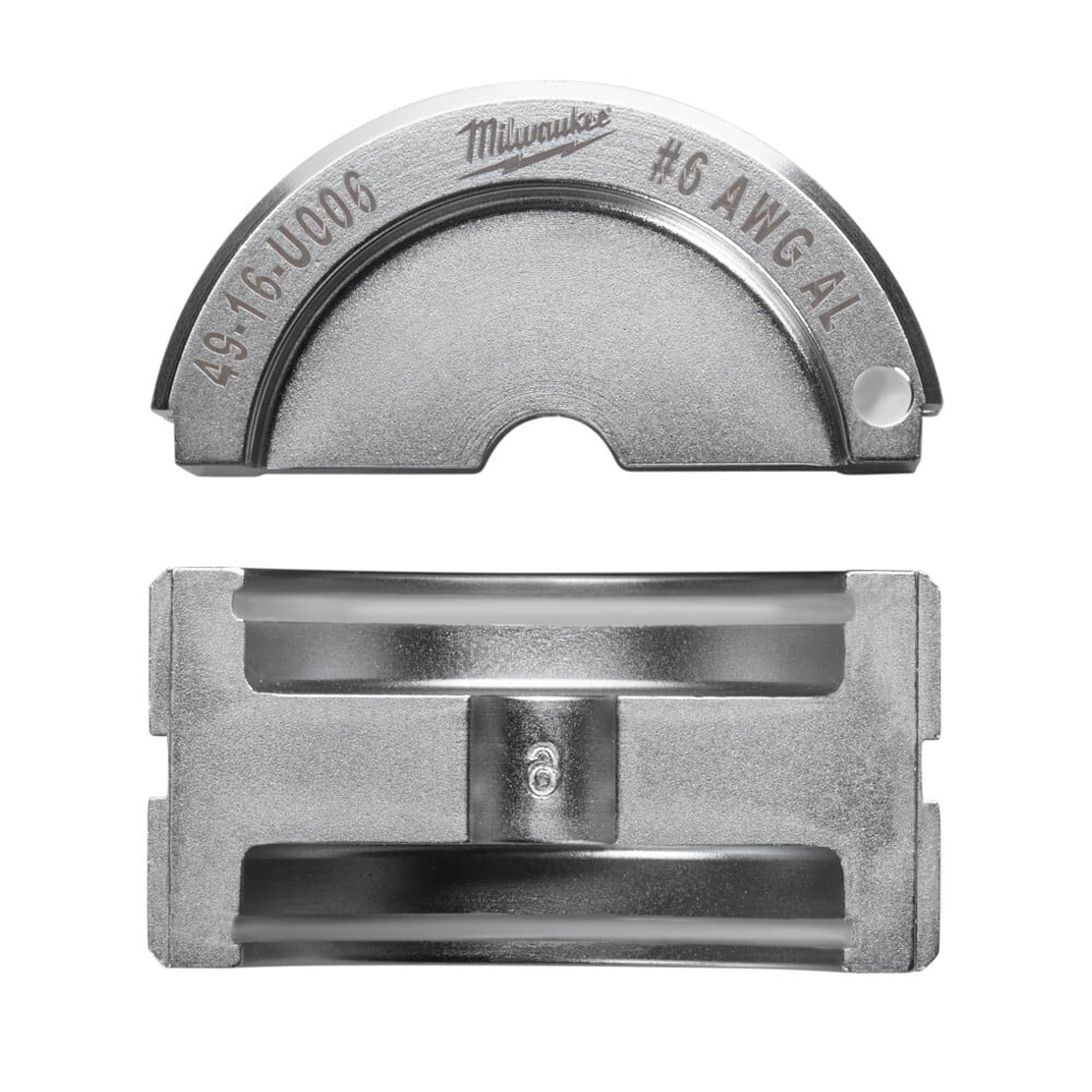 49-16-U006 M18 Force Logic U-Style Crimping Tool Die, 6 AWG Dual Rated Lug/Splice Cable, Aluminum