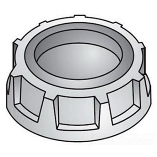 3-125 Type 3 Non-Grounding Capped Bushing, 1-1/4 in Trade, Malleable Iron, Zinc Plated