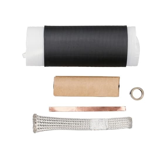 600ECS-G3 Elastimold Cold Shrink Seal With Copper Braid, Constant Force Spring, Jacketed Copper Tape Shielding, 1.28 to 2.3 in OD Jacket