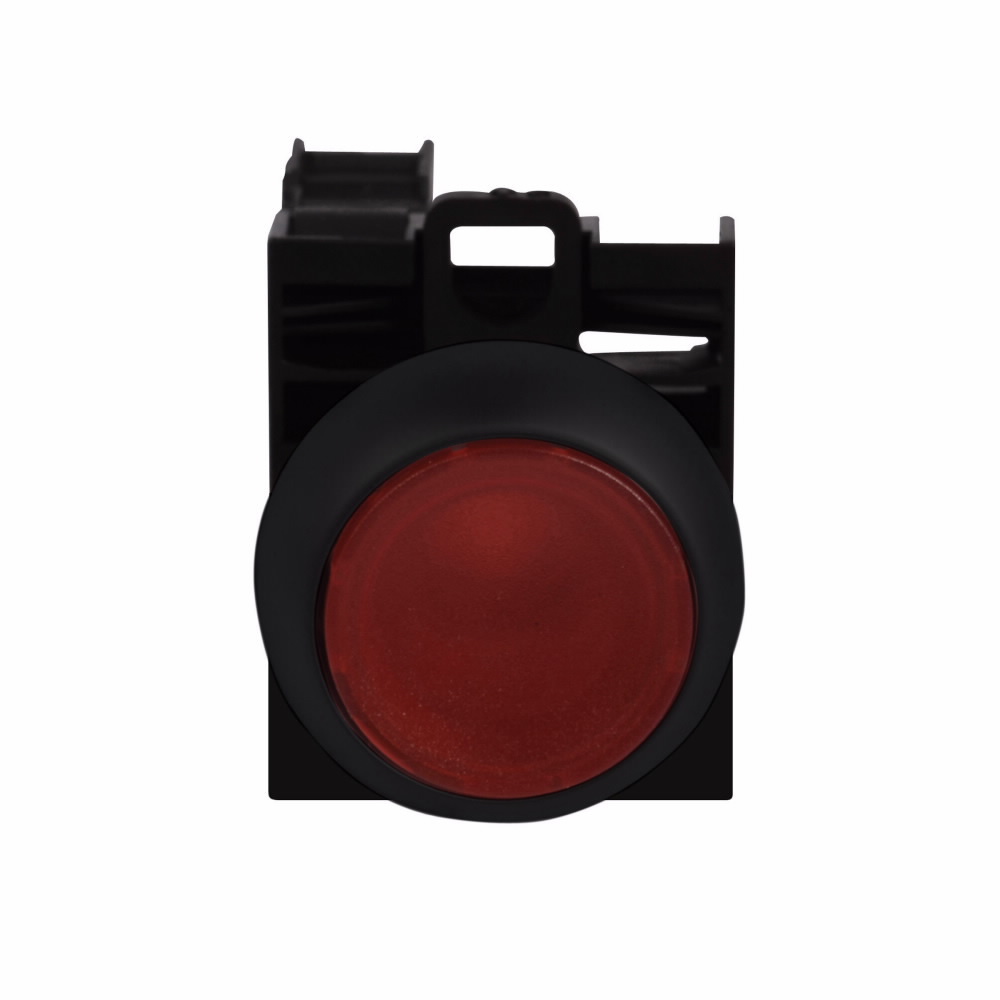 M22S-DL-R-K11-230R Modular Illuminated Pushbutton, 22.5 mm, 1NO-1NC Contact, Red