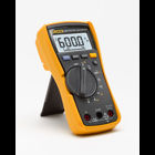 Designed by electricians. Engineered by Fluke. For general purpose electrical and electronic test requirements, the Fluke 115 true-rms digital multimeter provides the perfect answer. Its simple operation, compact design and ease of use makes it perfect for quick verifications and field service use. The Fluke 115 displays true-rms voltage and current readings with 6000 count resolution, tests diodes, frequency, continuity and capacitance and provides Min/Max/Average readings to record signal fluctuations. A large white LED backlight aids work in poorly lit areas. Its easy-open battery access door makes battery changes a snap. Fluke 115 multimeters are independently tested for safe use in CAT III 600V environments. And check out other members of the Fluke 110 family: the Fluke 113 Utility Multimeter, the Fluke 114 Electrical Multimeter, the Fluke 116 HVAC Multimeter and the Fluke 117 Commercial Electricians Multimeter. Also check out the Fluke 114 Electrical Multimeter, the Fluke 116 HVAC Multimeter with Temperature and Microamps, and the Fluke 117, the Electricians Multimeter with Non-contact voltage.