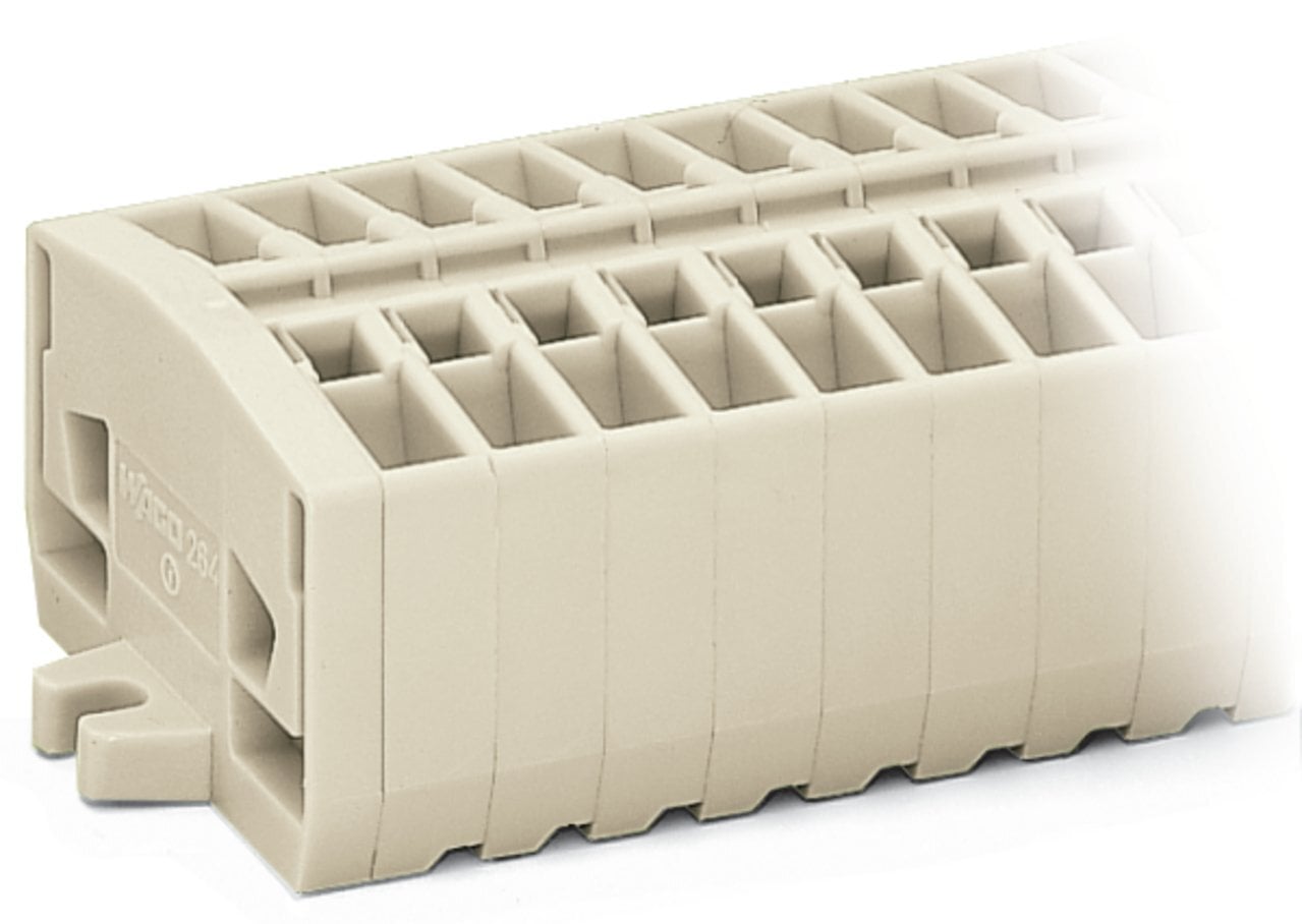 264-137 Operating Tool Terminal Strip, 28 to 12 AWG Conductor, 0.31 to 0.35 in L, Polyamide