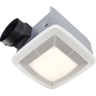 Broan QTXE Series 80 CFM Ventilation Fan Light, 36W Fluorescent Lighting, 4W Nightlight, 0.3 Sones; ENERGY STAR Certified