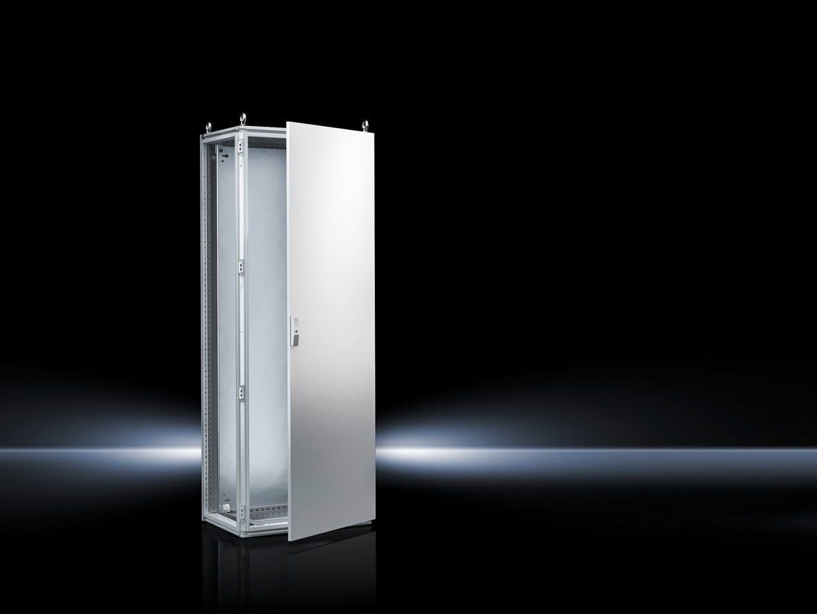 8686500 TS 8 1-Door Baying System Enclosure, 24 in W x 24 in D x 71 in H, NEMA 12/IP55, Carbon Steel