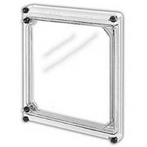 A41-DTCOVERLG APO Hinged Window Kit, 11.89 in H x 11.89 in W x 1.77 in D, Fiberglass, Light Gray, Smooth Matte